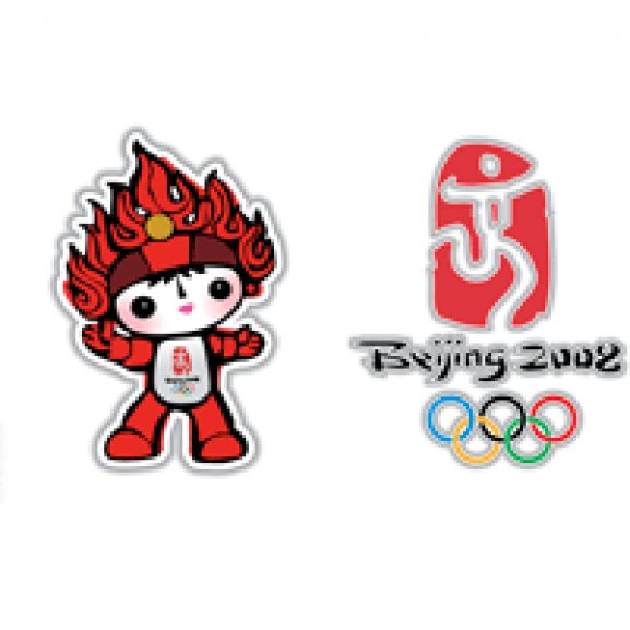 Logo of Beijing 2008 Olympic emblem and mascot