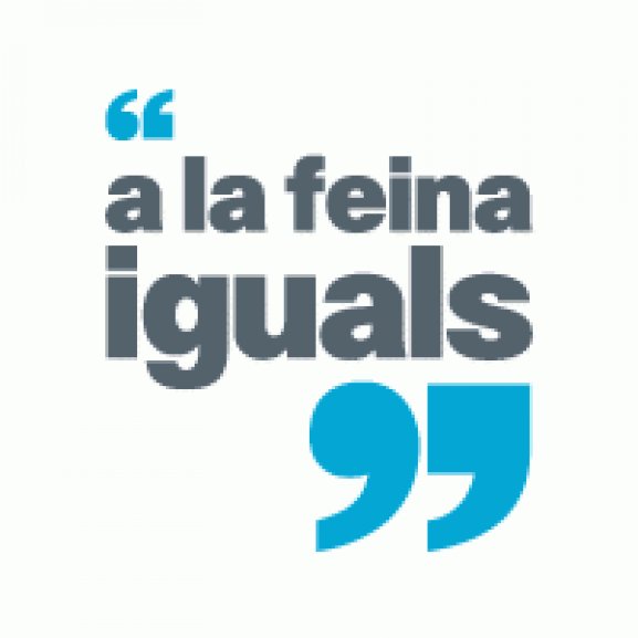 Logo of a la feina iguals