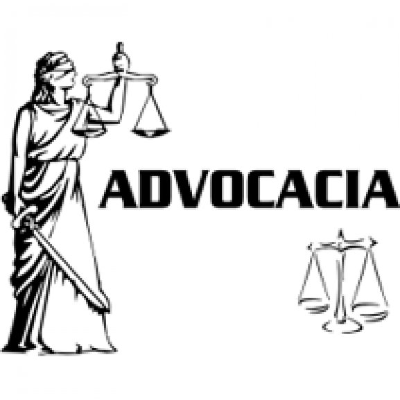 Logo of advocacia  justiça