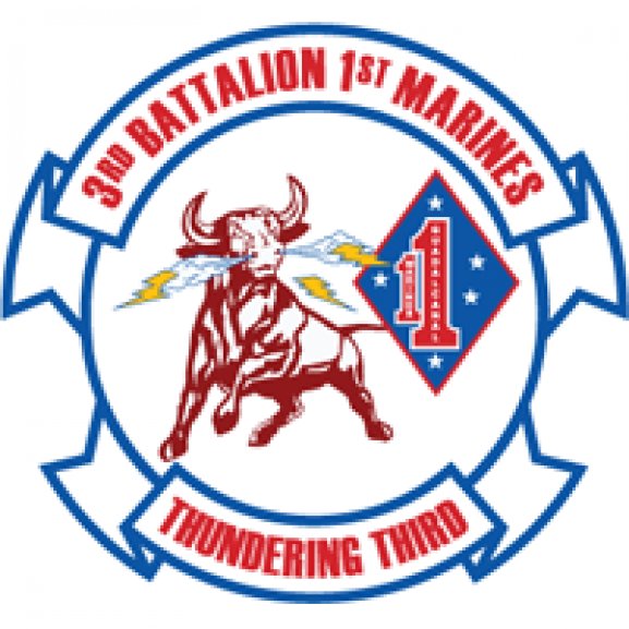 Logo of 3rd Battalion 1st Marine Regiment USMC