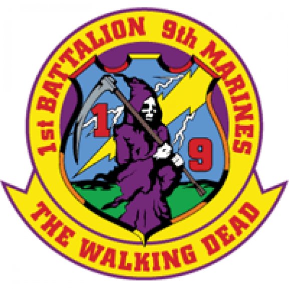 Logo of 1st Battalion 9th Marine Regiment USMC