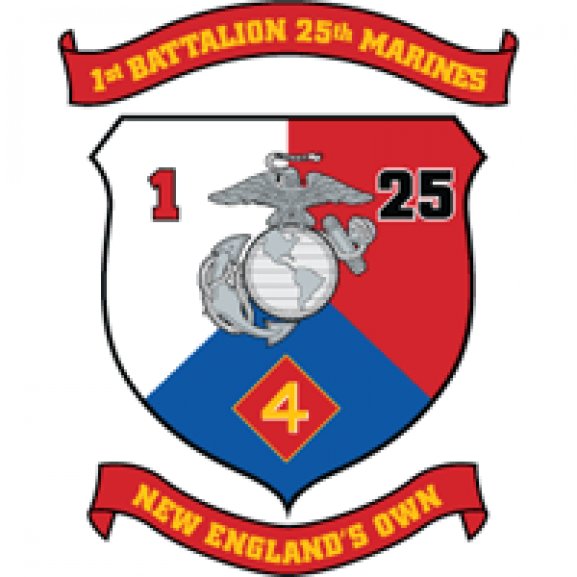 Logo of 1st Battalion 25th Marine Regiment USMCR