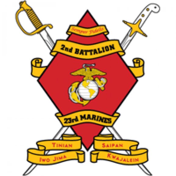 Logo of 2nd Battalion 23rd Marine Regiment USMCR