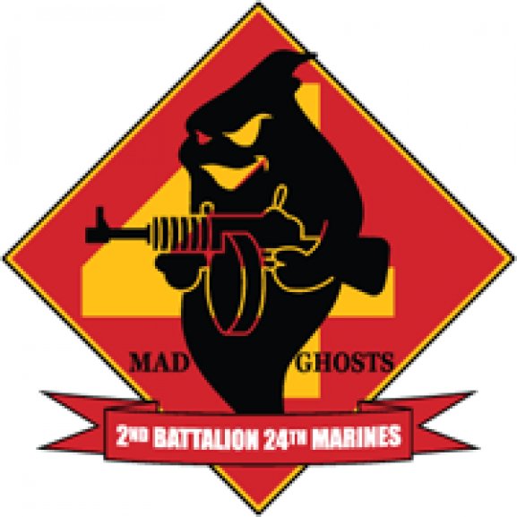 Logo of 2nd Battalion 24th Marine Regiment USMCR