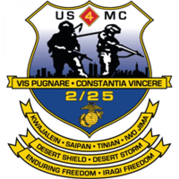 Logo of 2nd Battalion 25th Marine Regiment USMCR