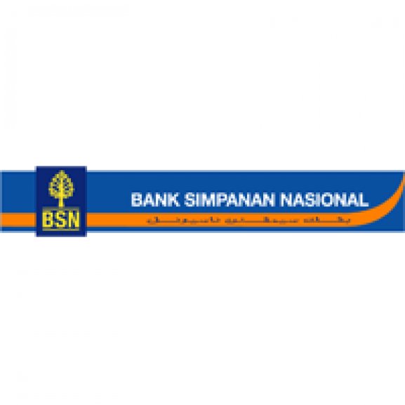 Logo of bank simpanan nasional (BSN) with signboard