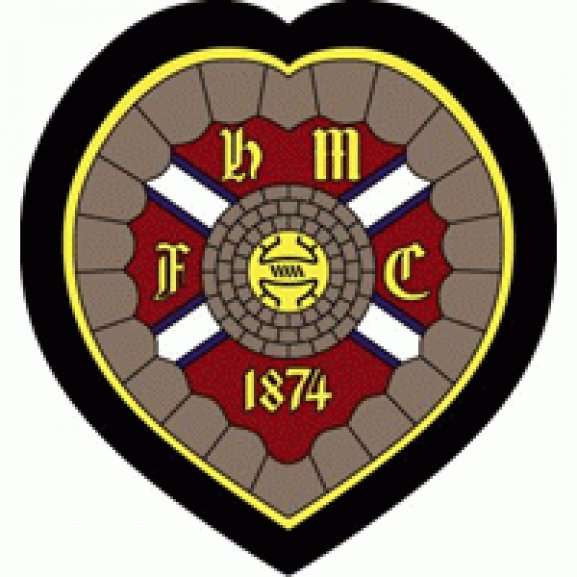 Logo of Heart of Midlothian FC Edinburgh (80&#039;s