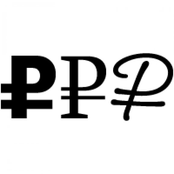 Logo of Russian Rouble Sign