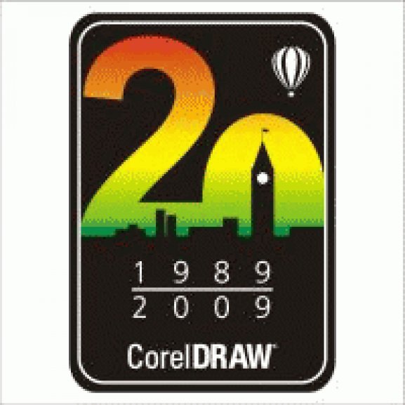 Logo of COREL 20th anniversary