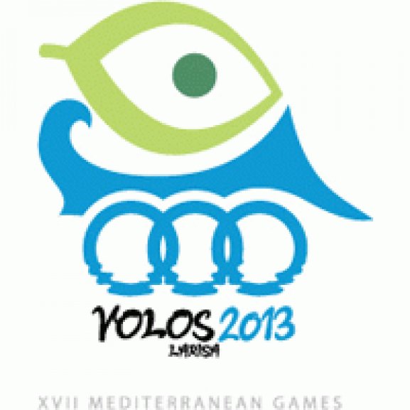 Logo of Volos and Larisa 2013, Mediterranean Games