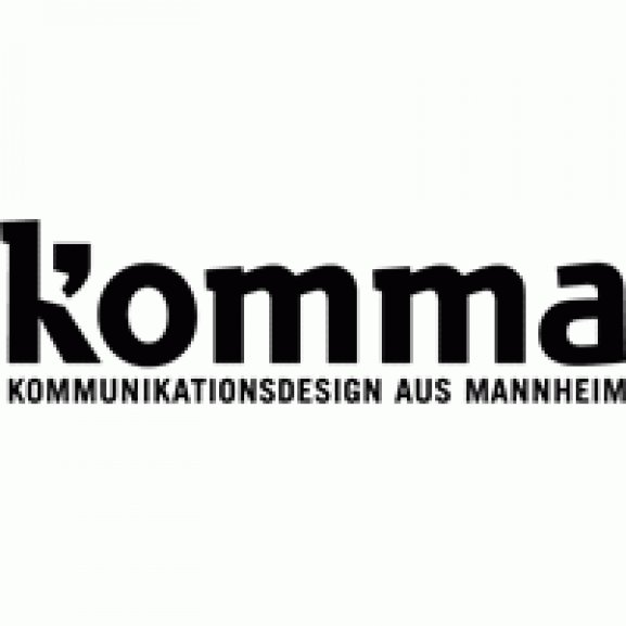 Logo of komma - Kommunikationsdesign aus Mannheim