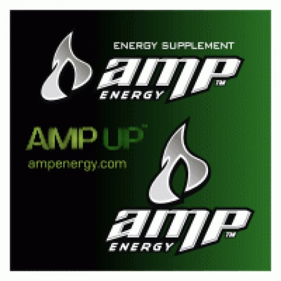 Logo of amp energy drink