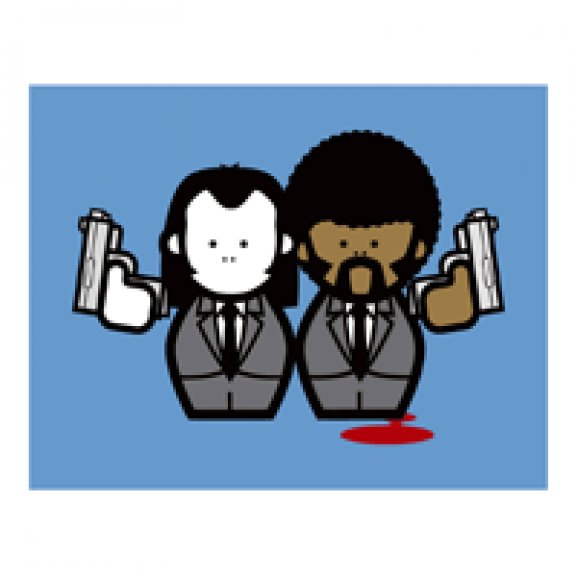 Logo of joules and Vincent Pulp Fiction