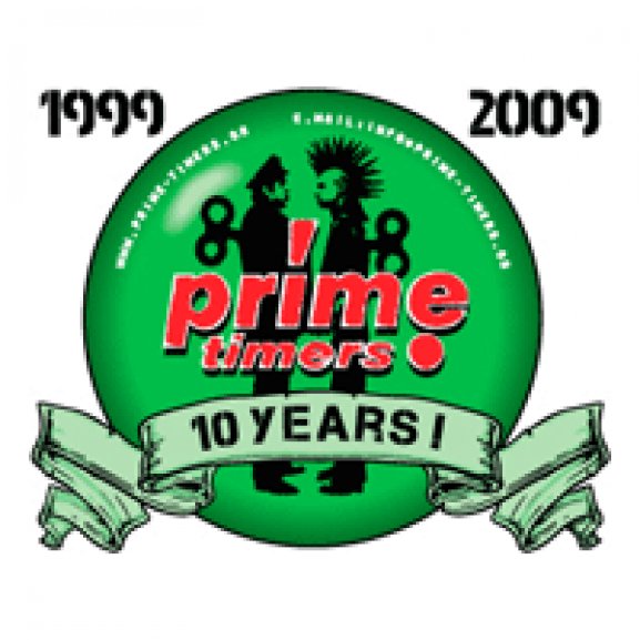 Logo of Prime-timers S.A ( celebrate 10 years )