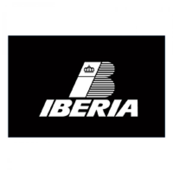 Logo of Iberia Airlines Negative Vertical