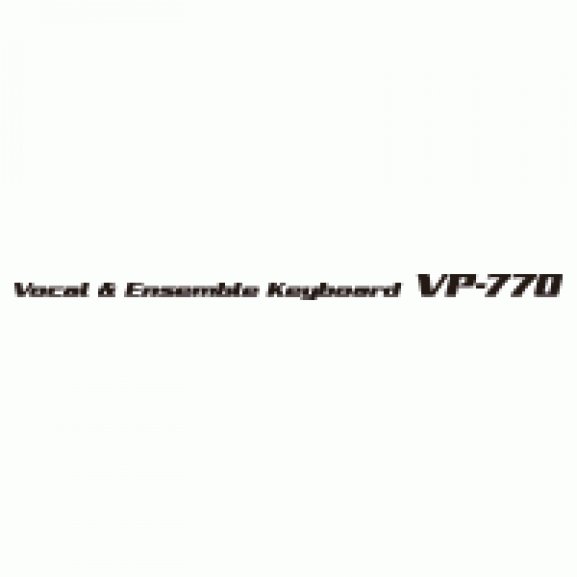 Logo of VP-770 Vocal &amp; Ensemble Keyboard