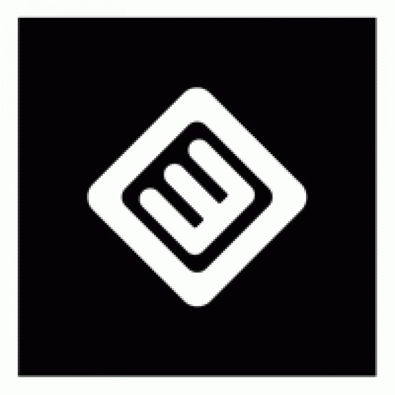 Logo of Nederland 3 black&amp;white negative