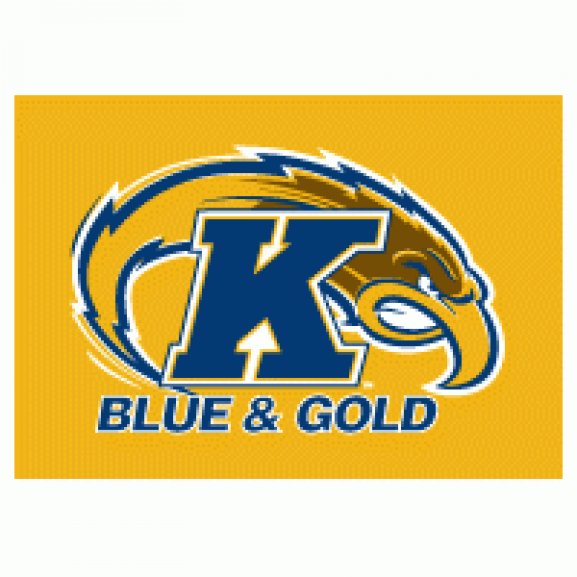 Logo of Kent State University Blue &amp; Gold