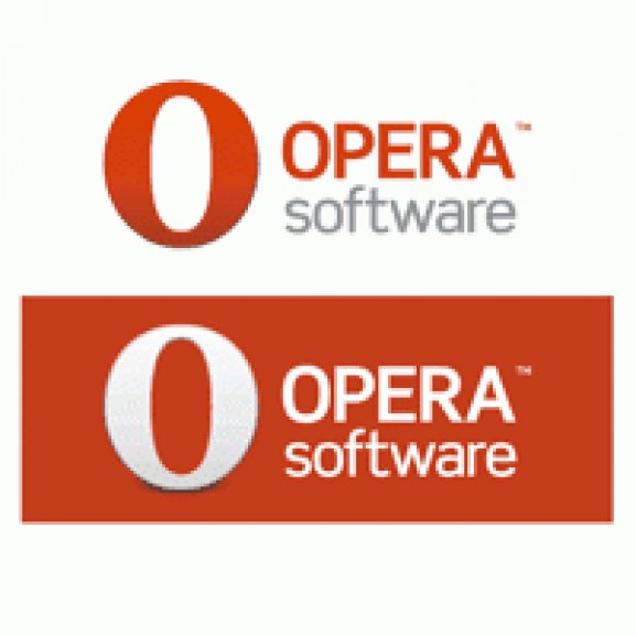 Logo of Opera Softwrae (New Logo 2009)
