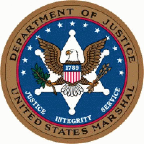 Logo of department of justice united state marshal