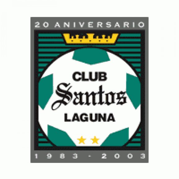 Logo of Santos Laguna 20 aniversario