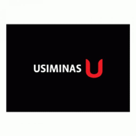 Logo of Usiminas negative red