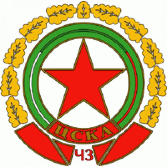 Logo of CSKA Cherveno Zname Sofia (60's logo)