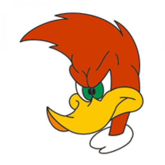 Logo of pica pau wood woodpecker