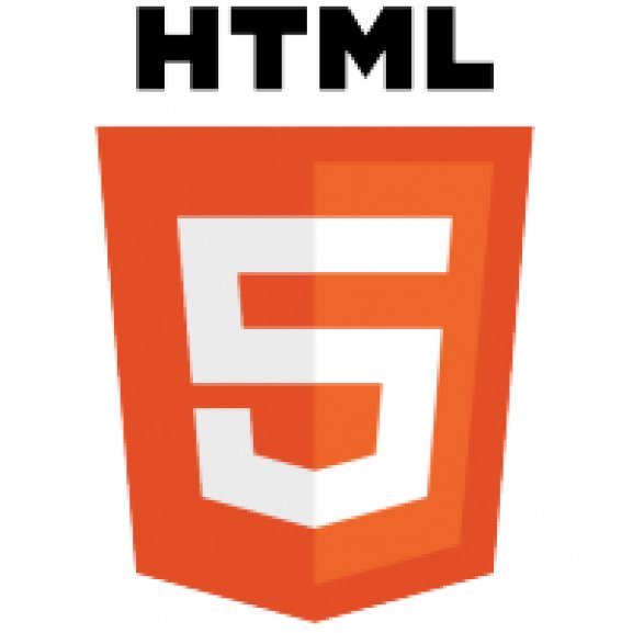 Logo of HTML5 with wordmark color