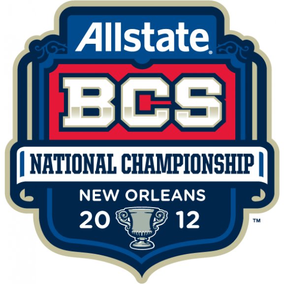 Logo of 2012 AllState BCS National Championship