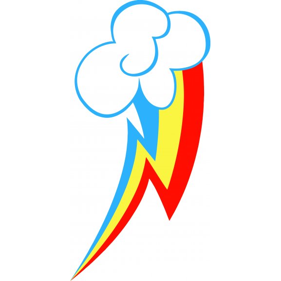 Logo of Rainbow Dash Cutie Mark