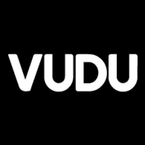 Logo of Vudu - White Text