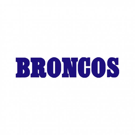 Logo of Broncos wordmark 1968-1996