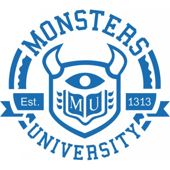 Logo of Monsters University