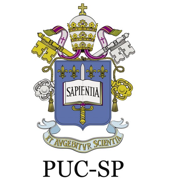 Logo of Brasão da Pontifícia Universidade Católica de São Paulo.