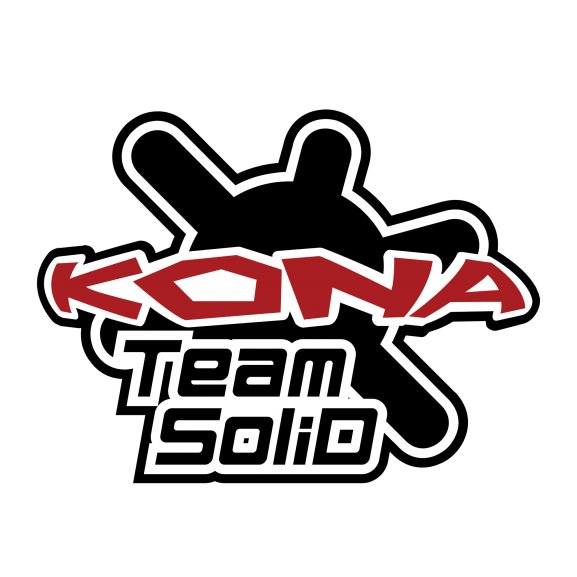 Logo of Kona Team SoliD red