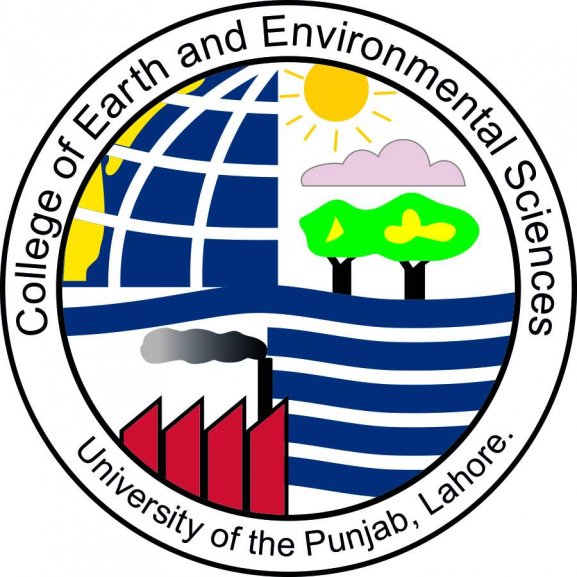 Logo of COLLEGE OF EARTH &amp; ENVIRONMENTAL SCIENCES PUNJAB UNIVERSITY LAHORE PAKISTAN