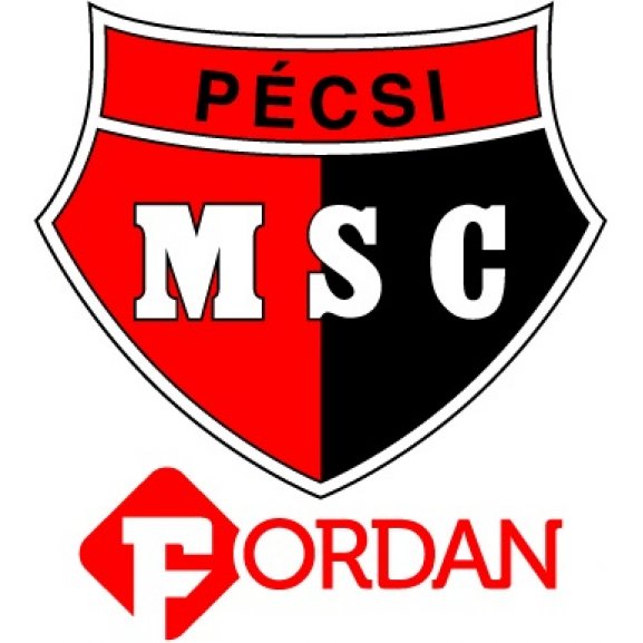 Logo of MSC Pecsi Munkas-Fordan Pecs (mid 1990's logo)