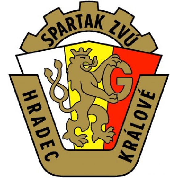 Logo of TJ Spartak ZVU Hradec-Kralove (early 1980's logo)