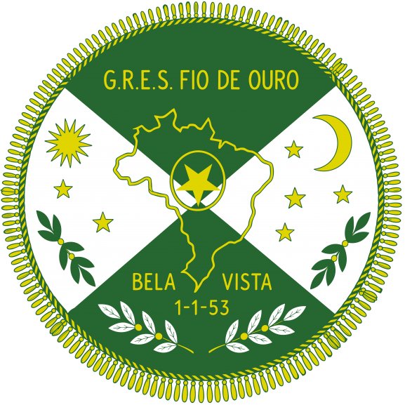 Logo of G.R.E.S. Fio de Ouro