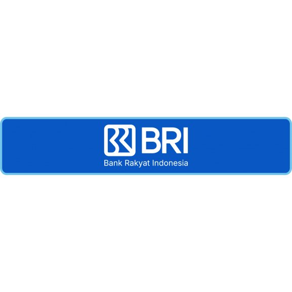 Logo of BRI with blue background