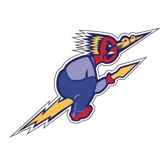Logo of Elkhart Central High School Blue Blazers