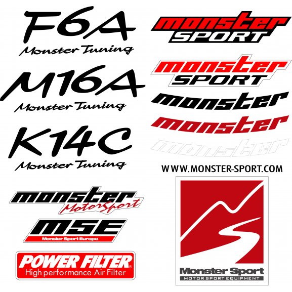 Logo of MONSTER SPORT KIT DECALS