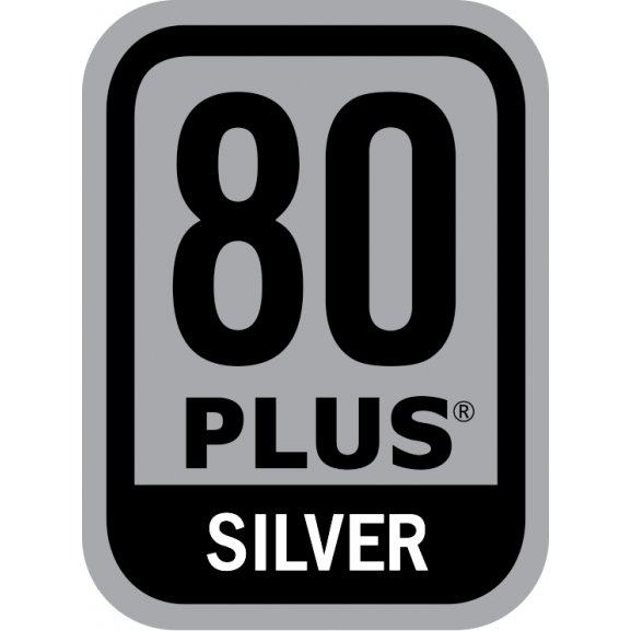 Logo of Power Supply 80 PLUS Silver Certification