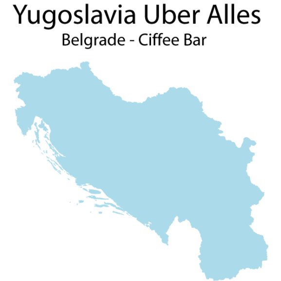 Logo of Coffee Bar Yugoslavia Uber Alles Belgrade