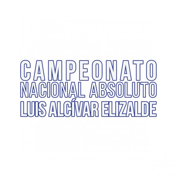 Logo of Campeonato Nacional Absoluto Luis Alcivar Elizalde