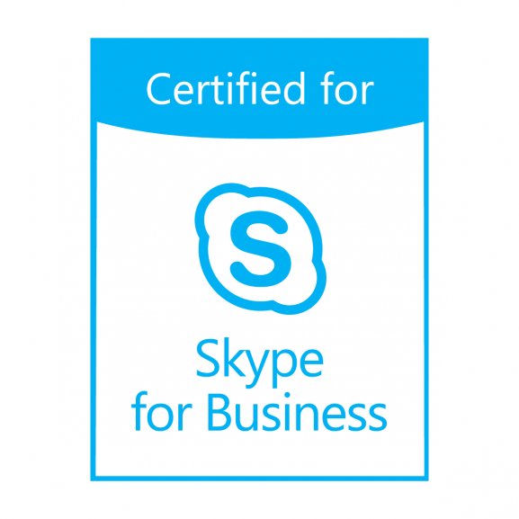 Logo of Certified for Skype for Business