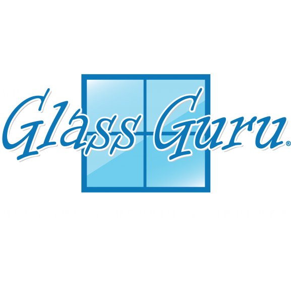 Logo of The Glass Guru Logo in White