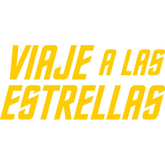 Logo of Viaje A Las Estrellas: La Serie Original (Star Trek: The Original Series) - Yellow
