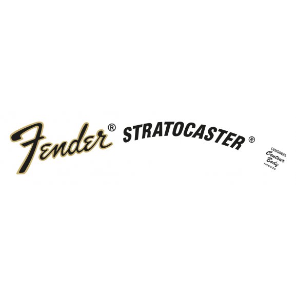 Logo of Fender Stratocaster '70s Headstock Label